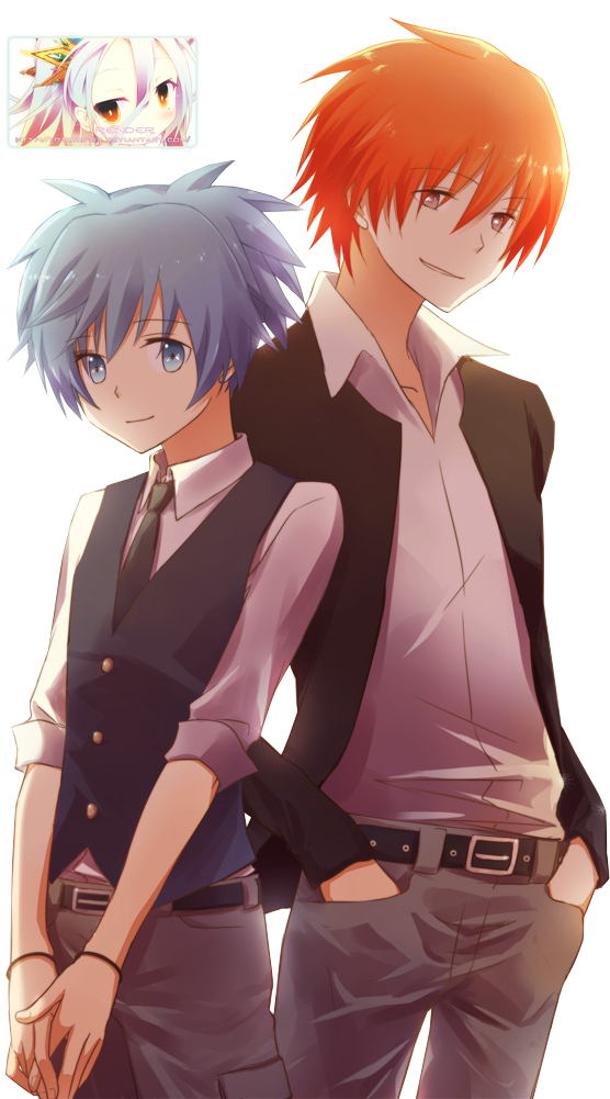 Nagisa,karma Render By Totoro-gx - Karma Nagisa Assassination Classroom (674x1000), Png Download