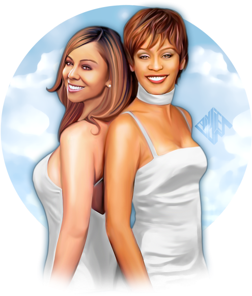 Mariah Carey, Black Art, Celebs - Girl (640x640), Png Download