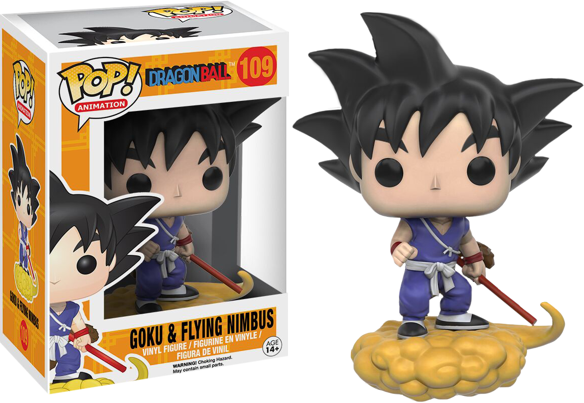 Goku And Flying Nimbus Pop Vinyl Figure - Figurine Pop Dragon Ball (1158x799), Png Download