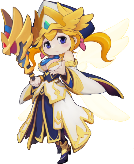 6☆ Clara The Cleric - Cartoon (560x560), Png Download