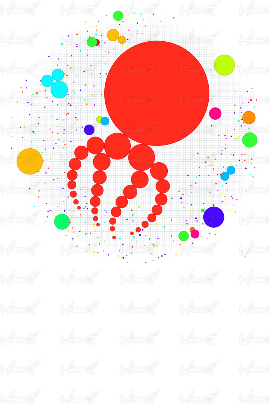 Agar - Io - Agar Io Shirt (900x1350), Png Download