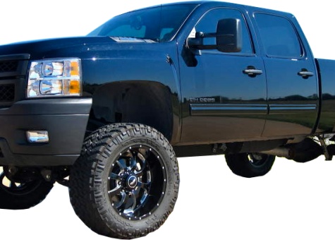 Lifted-truck - Truck (475x340), Png Download