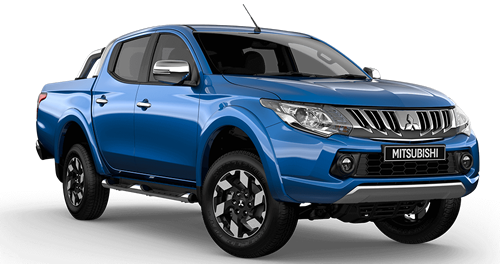 Mitsubishi Triton Mq 2015-on Lift Kits & Readystruts - Mitsubishi Triton 2018 Blue (500x264), Png Download