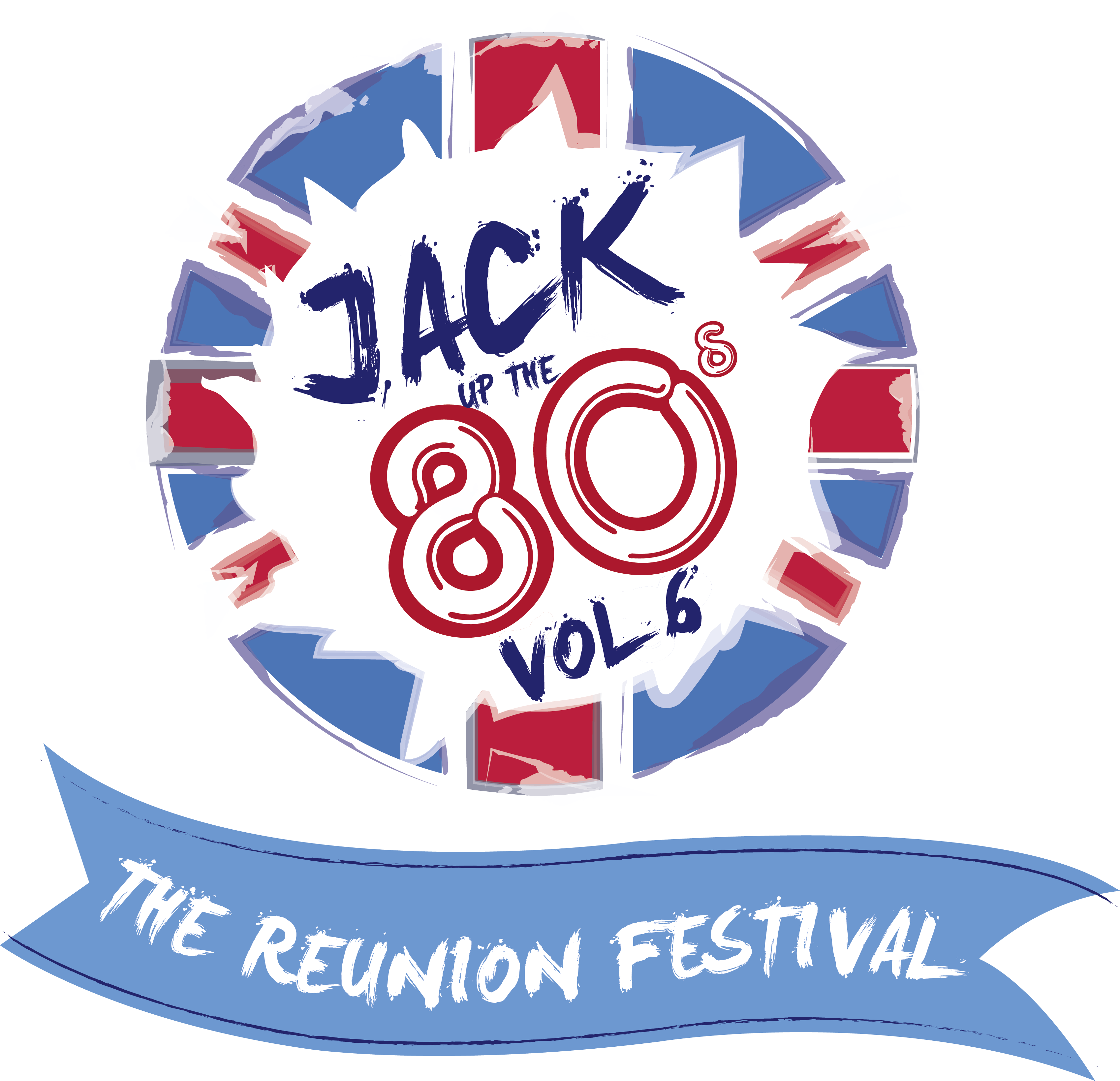 Jack Up The 80s Logo (3396x3277), Png Download