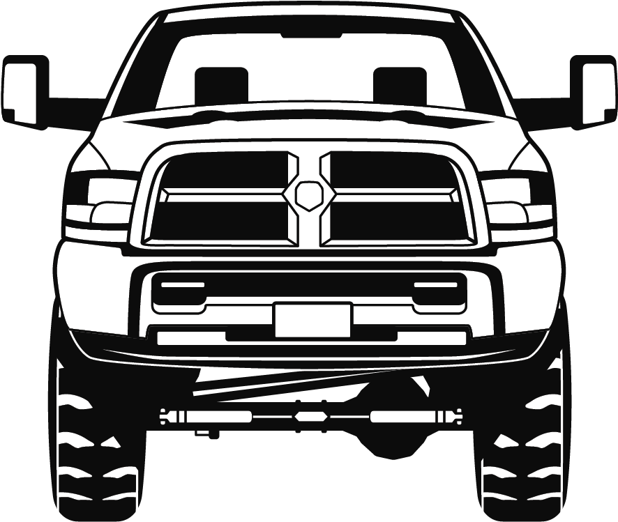 Ram Suspension - Lifted Chevy K20 Truck Transparent (901x900), Png Download