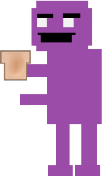 Purpleguy Likes Toas - Fnaf World Purple Guy (500x643), Png Download