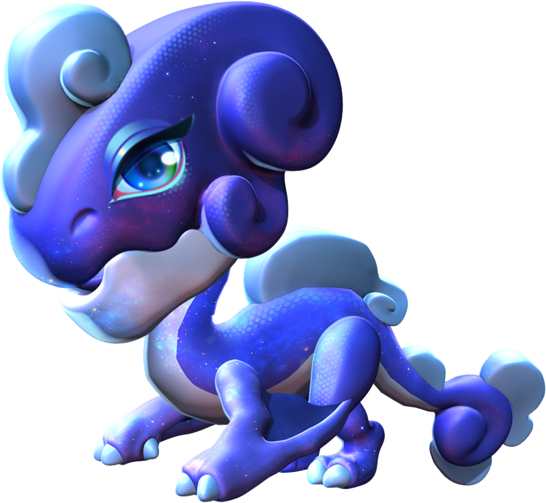 Stardust Dragon Baby - Dragon Mania Legends Nebulosa (1097x1010), Png Download