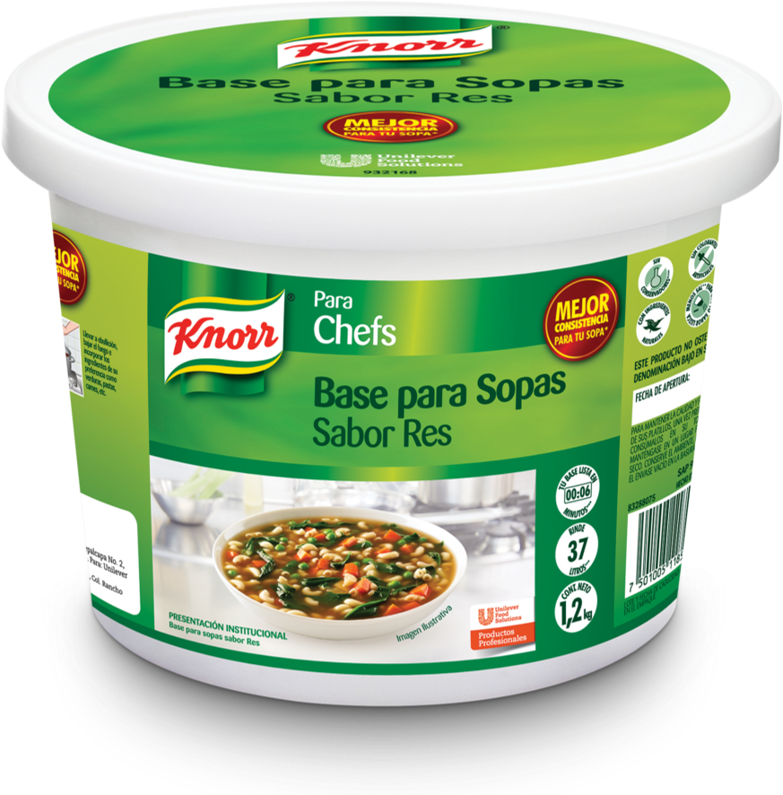 Base Para Sopas Sabor Res - Knorr (1000x1000), Png Download