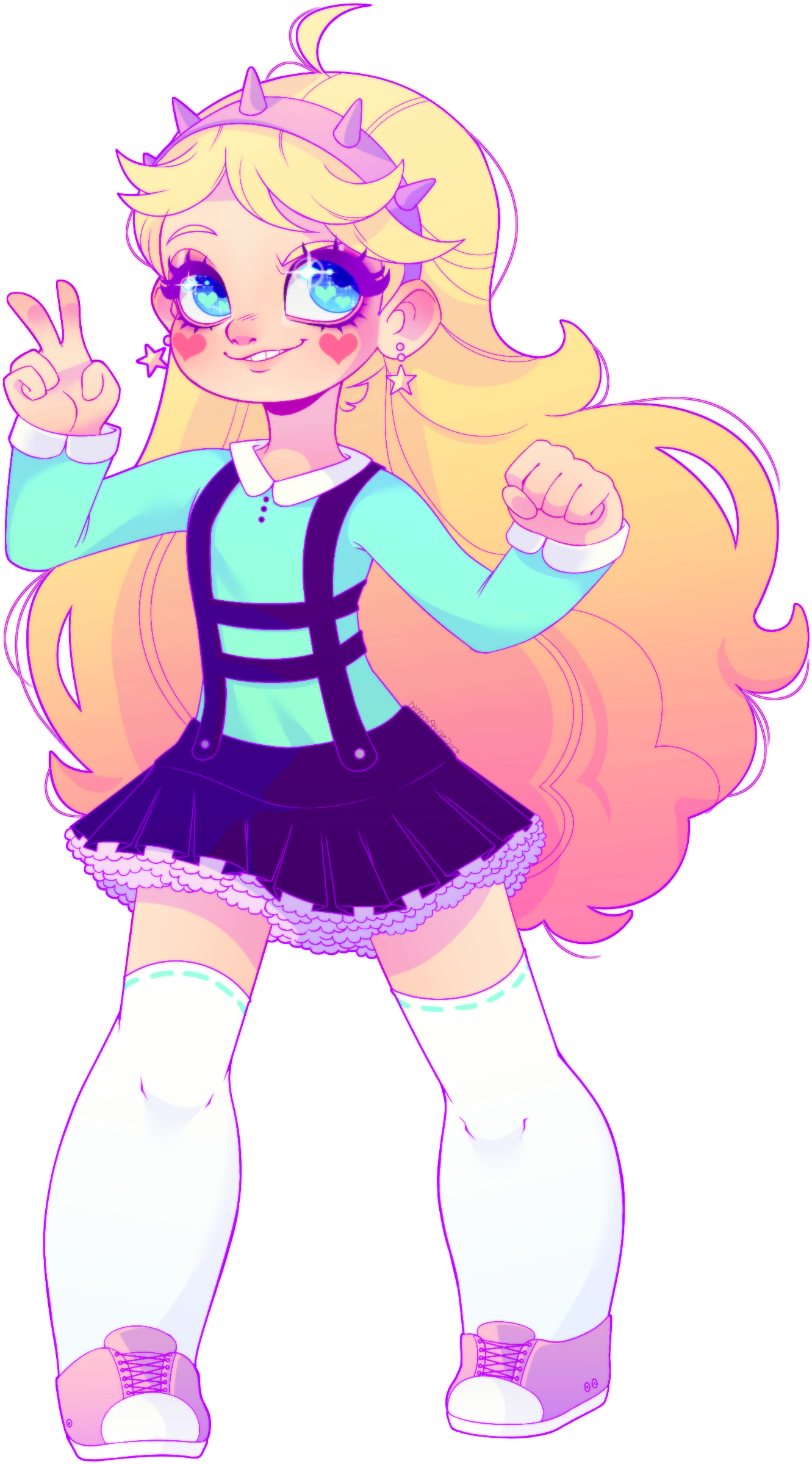 Favorite Magical Girls - Star Butterfly Magical Girl (1428x2499), Png Download