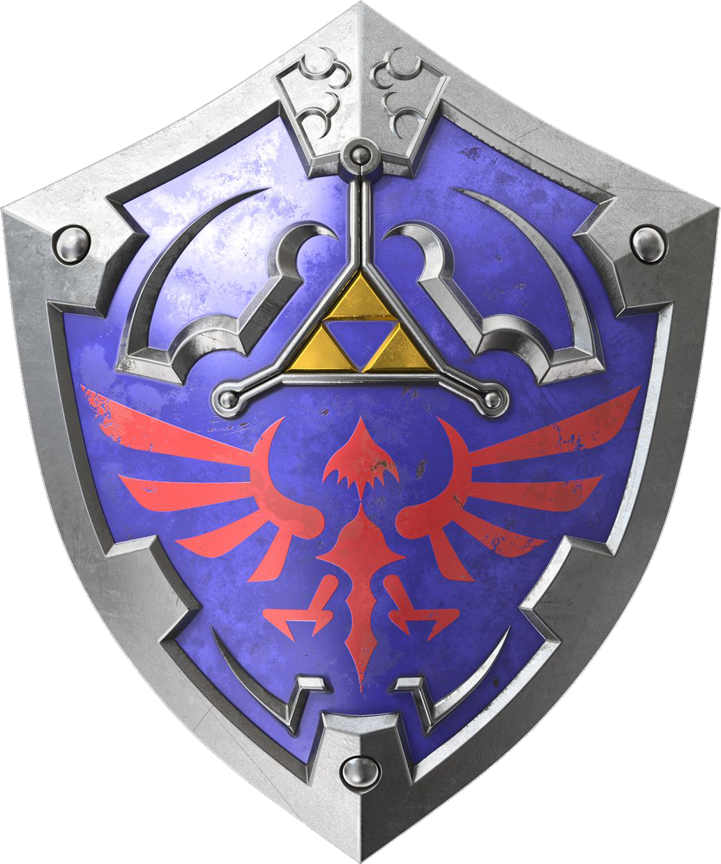 Tphd Hylian Shield - Legend Of Zelda Twilight Princess Hd Shield (1034x1239), Png Download
