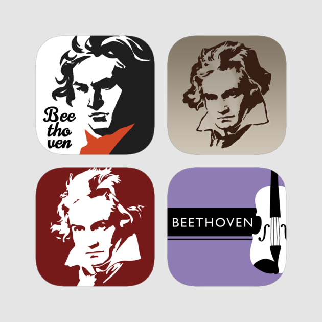 Beethoven Bundle On The App Store - Beethoven Pop Art (630x630), Png Download
