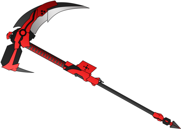 Ruby Crescent Rose Rwby By Zain 95 D5vcu96 1 - Rwby Scythe Png (640x453), Png Download