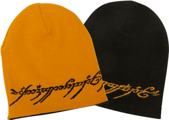 Lord Of The Rings One Ring Hat - Elope The One Ring Slouch Beanie (555x555), Png Download