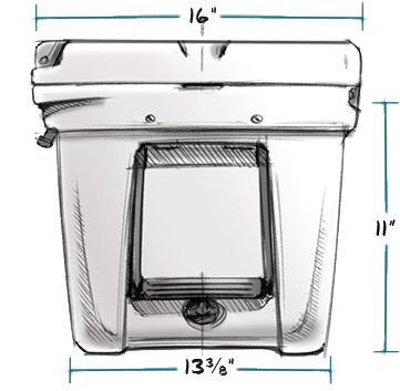 Yeti Limited Edition High Country Coolers - Yeti Cooler 45 Measurements (385x360), Png Download