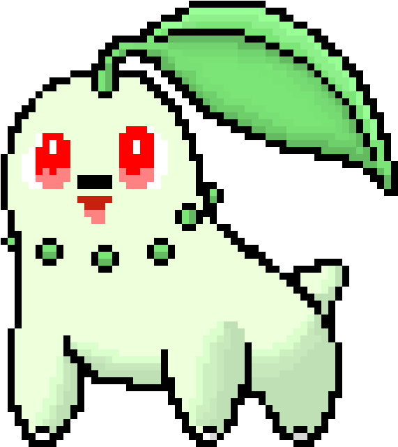 Chikorita - Cartoon (780x820), Png Download