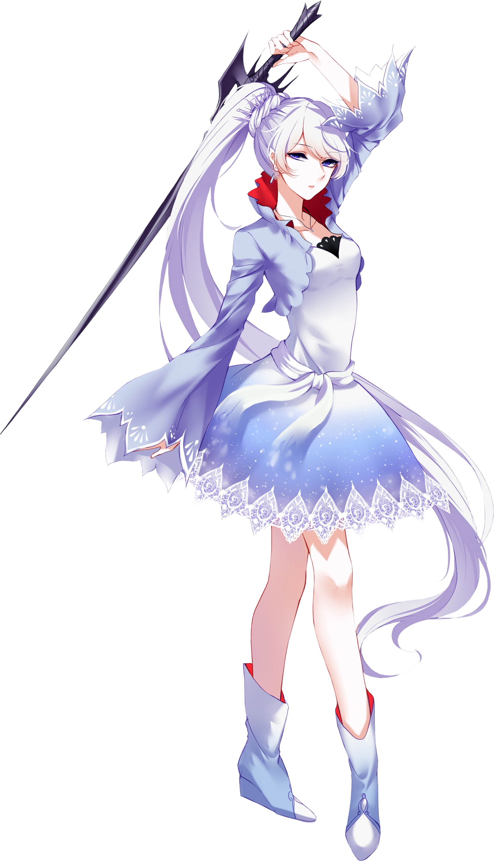 Render Rwby Weiss Schnee By - Rwby Weiss Png (2092x3552), Png Download