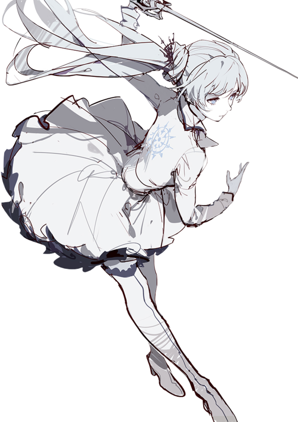 Weiss Schnee Fan Art (600x849), Png Download