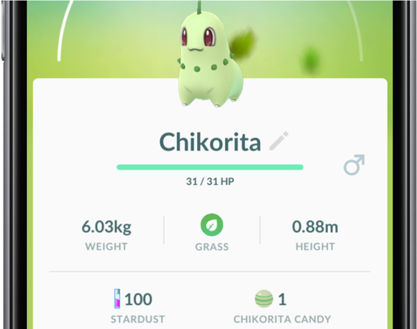 Pokémon Go Update Will Finally Add 80 New Monsters - Chikorita Pokemon Go (1200x675), Png Download