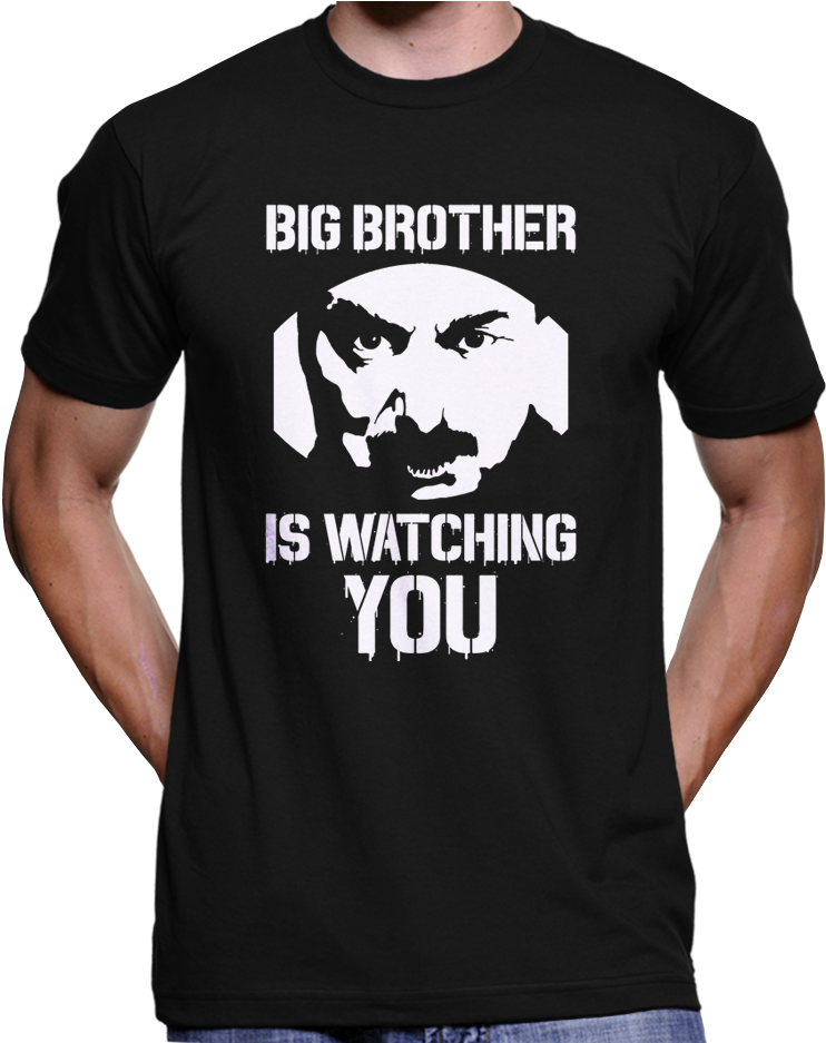 Big Brother Is Watching You T-shirt / Hoodie - Free Tommy Robinson T Shirt (936x936), Png Download