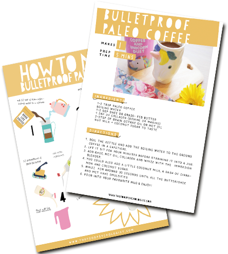 Bulletproof Coffee Recipe Card - Bulletproof Coffee (500x500), Png Download