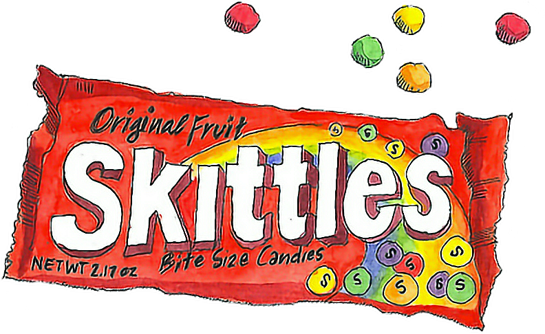 Report Abuse - Png Skittles (792x486), Png Download