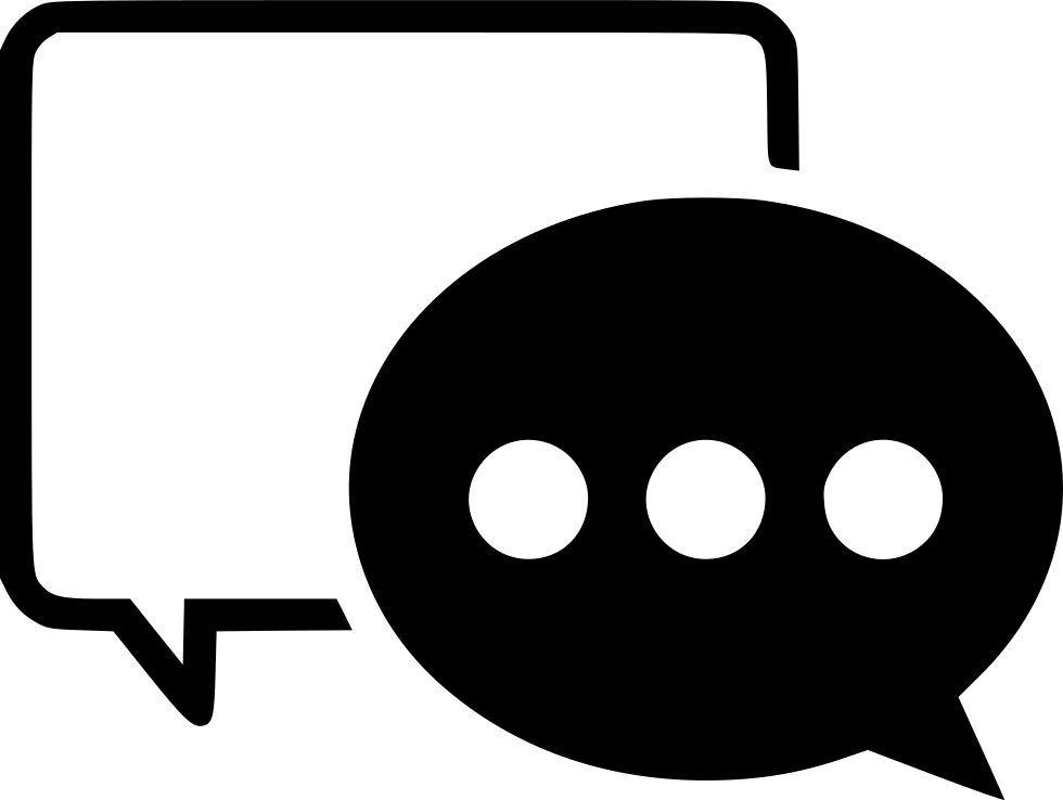 Chat Bubbles - - Online Chat (980x738), Png Download