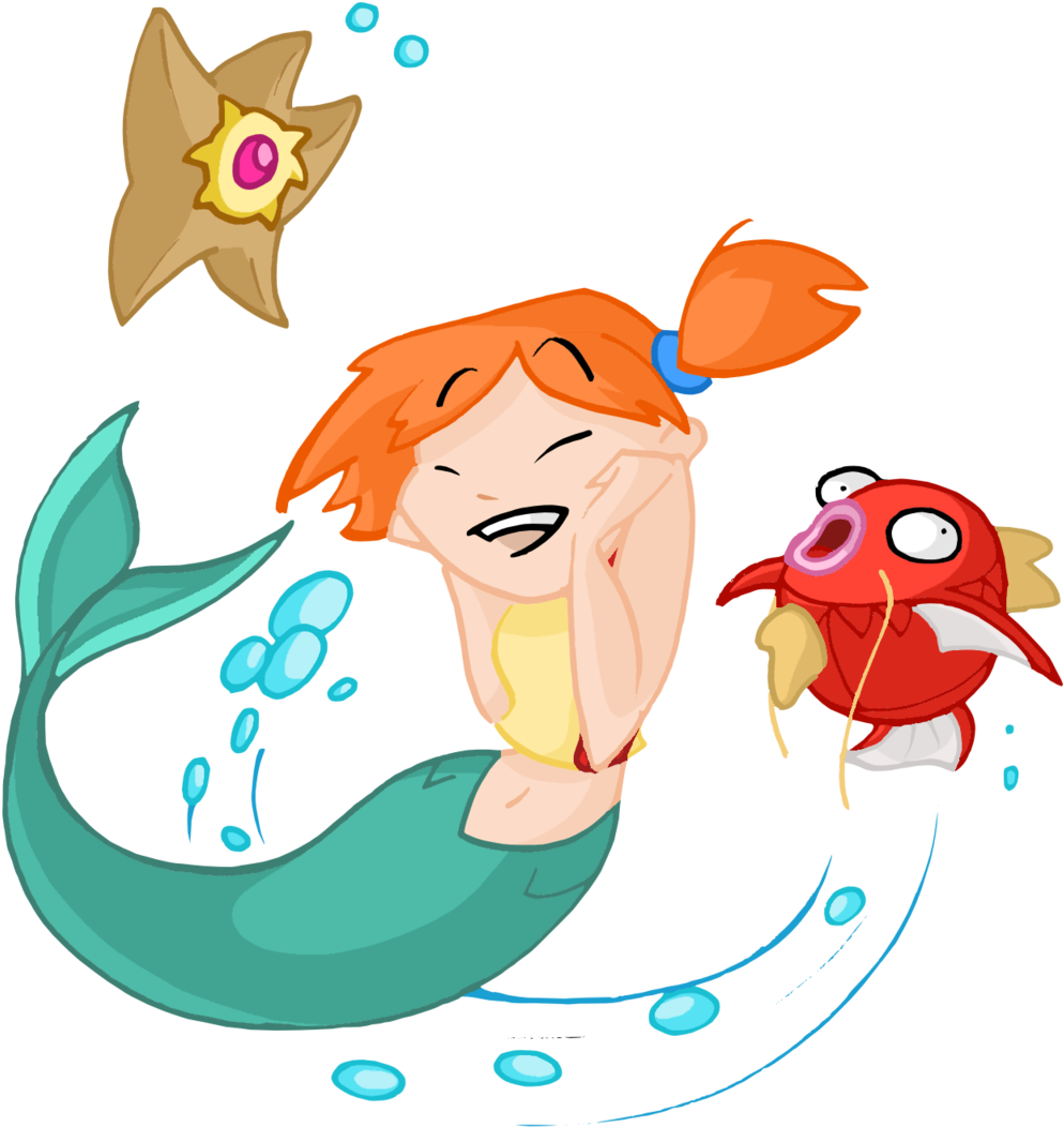 Reblog Gorillasnail Pokemon Misty Waterflower Misty - Cartoon (1280x1309), Png Download