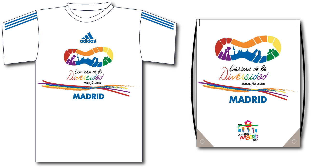 Camiseta Petate Diversidad - World Pride Madrid 2017 (1400x700), Png Download