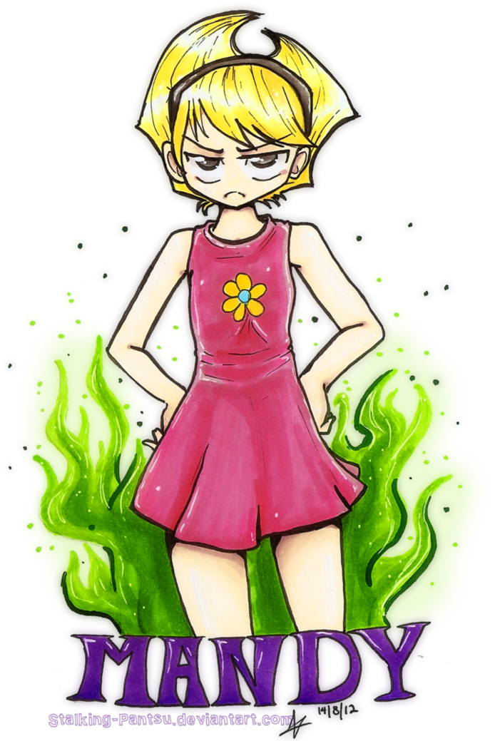 The Grim Adventures Of Billy & Mandy - Grim Adventures Of Billy And Mandy Blue Fairy (751x1063), Png Download