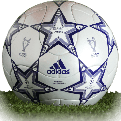 Adidas Finale Athens Is Official Final Match Ball Of - Ucl Final Ball 2007 (500x500), Png Download