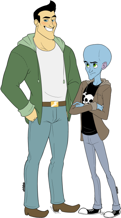 "former" Fandom Queen - Aladdin Genie Megamind Metro Man (445x750), Png Download