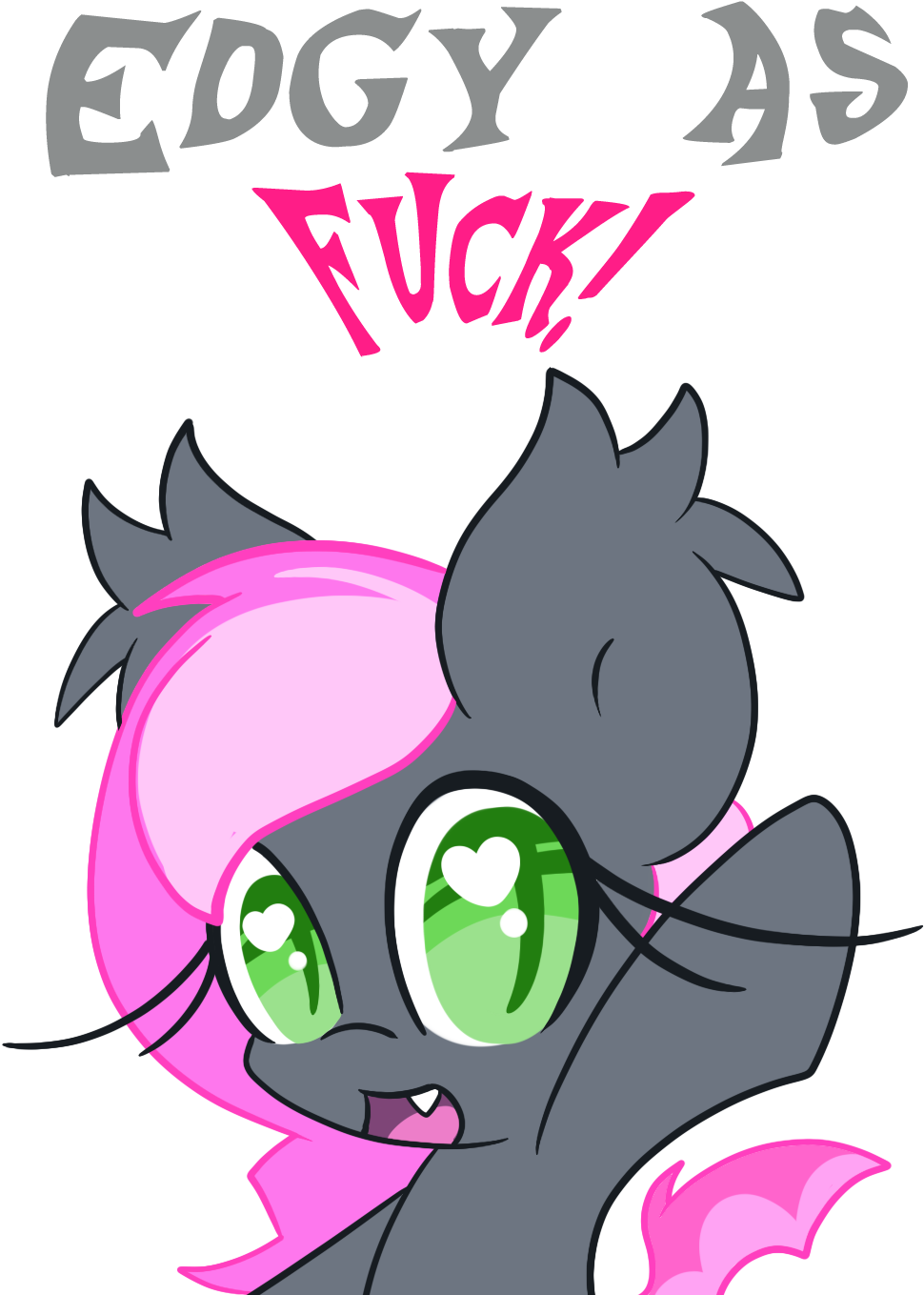 2edgy4me, Artist Needed, Bat, Bat Pony, Blatant Lies, - Filename (1000x1400), Png Download