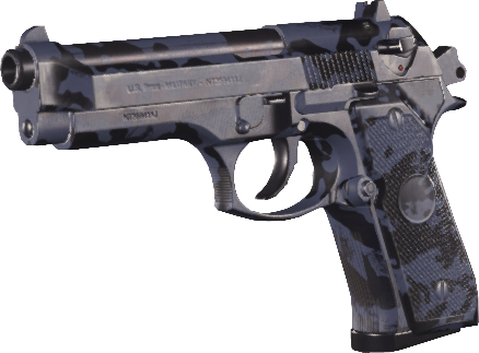 M9 Blue Tiger Mwr - Pistola Daisy Powerline 340 (438x323), Png Download