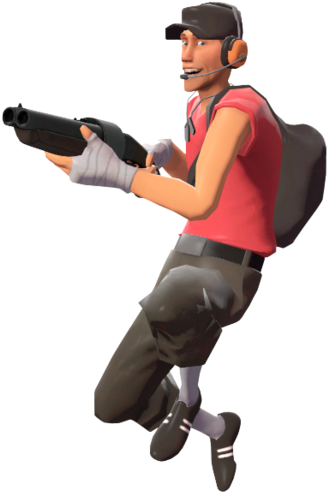 You're A Scout After All You're The Fastest Class In - Team Fortress 2 Scout (500x500), Png Download