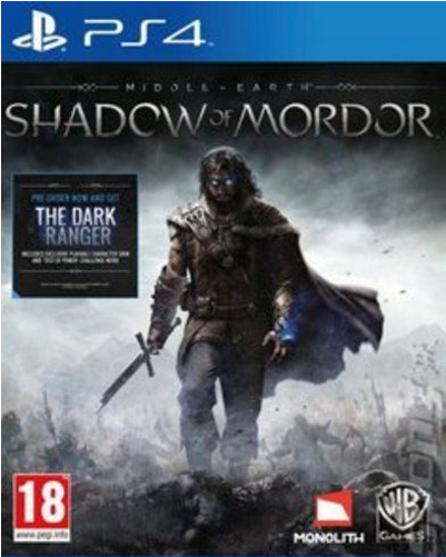 Middle Earth Shadow Of Mordor - Mittelerde: Mordors Schatten Xb360 (450x650), Png Download