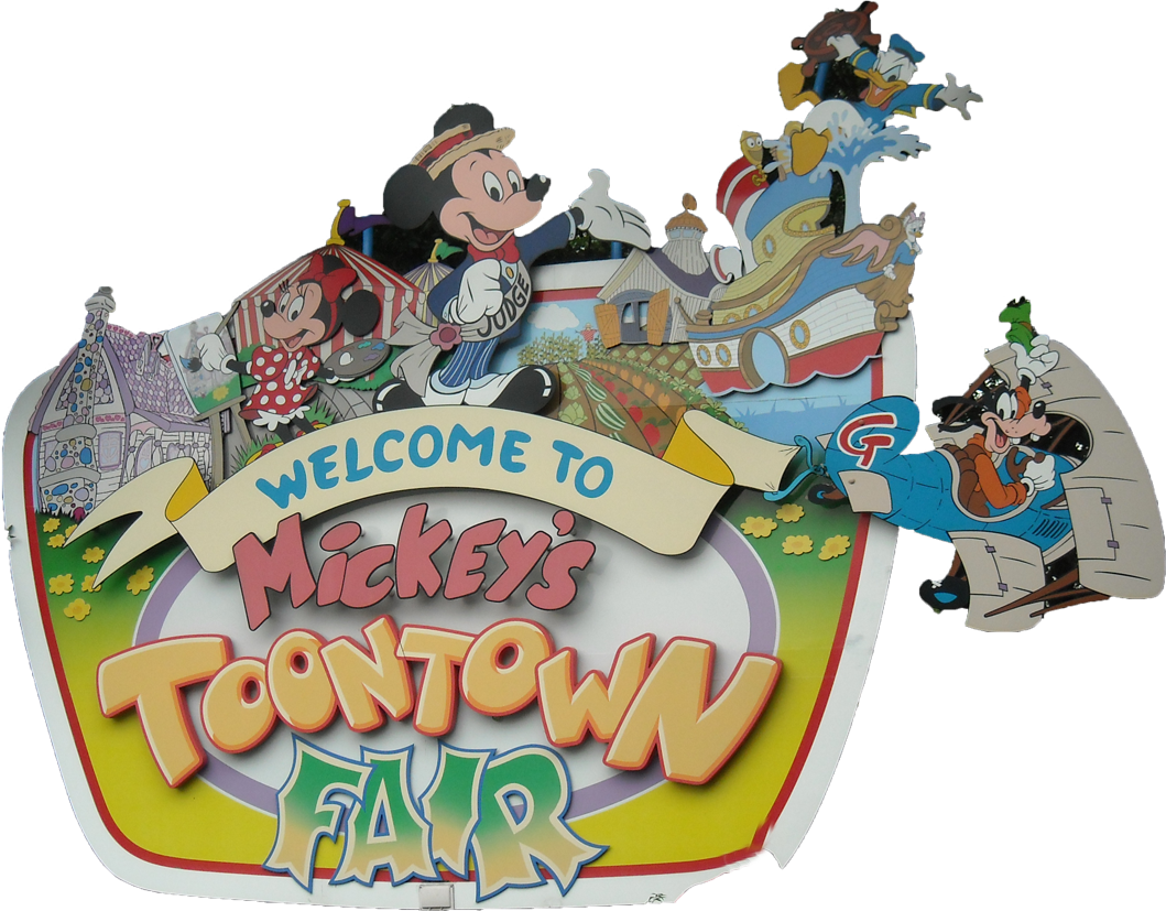 Toontown - Magic Kingdom (1059x827), Png Download
