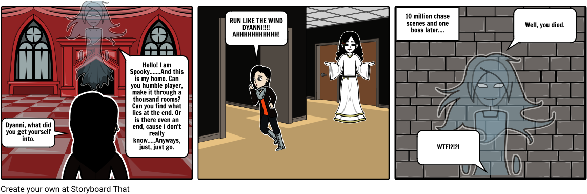 Me In Spooky's House Of Jumpscares - Cartoon (1164x385), Png Download