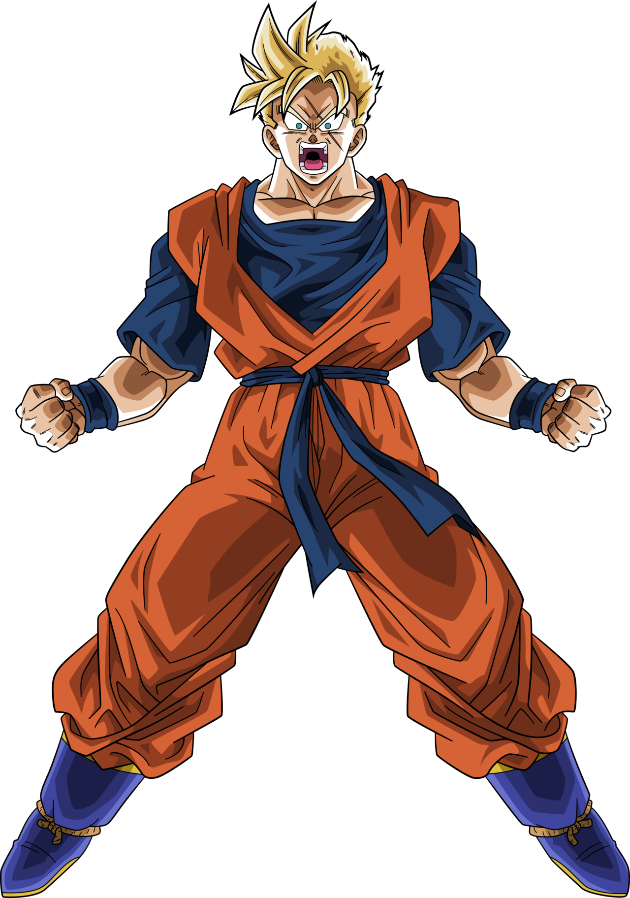 Super Saiyan Future Gohan Alt Palette - Future Gohan Ssj Blue (1280x1824), Png Download