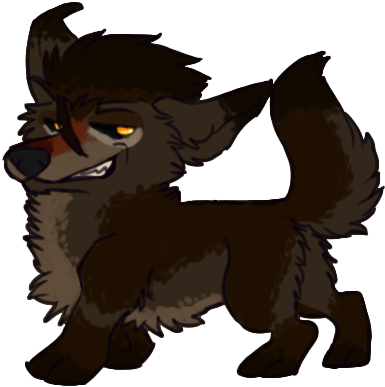 Greed Lykoi - Cartoon (420x420), Png Download