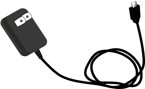 Charger Png Transparent Image - Phone Charger Image Png (485x304), Png Download