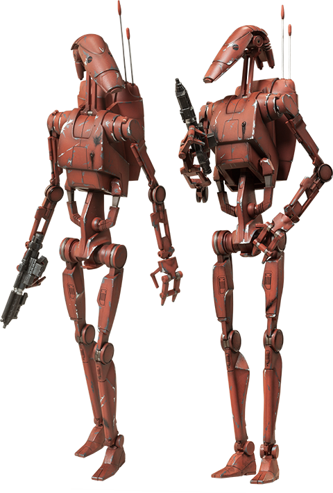 Pre-order Sideshow Star Wars Geonosis Battle Droids - Star Wars Separatist Droid (480x709), Png Download