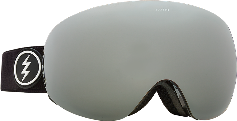 5 Gloss Black / Brose Silver Chrome Goggle - Electric Electric Eg3.5 Goggle (1000x500), Png Download