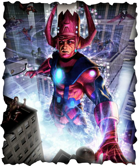 Galactus - Colegio De San Francisco Javier Palompon Leyte (447x536), Png Download