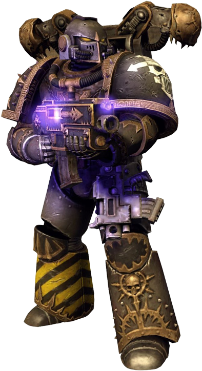 Armor Iron Warriors - Warhammer 40k Chaos Iron Warriors (527x800), Png Download