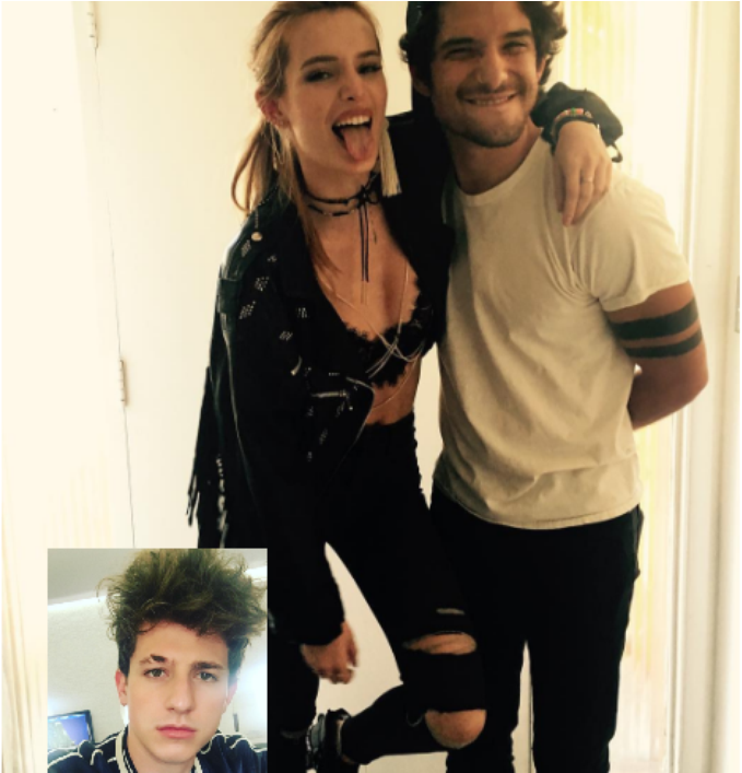 Bella Thorne Responde Charlie Puth Após Ser Acusada - Bella Thorne Tyler Posey 2016 (940x706), Png Download