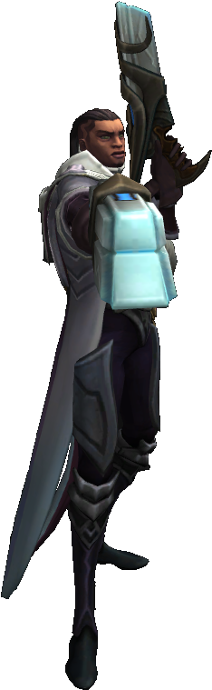 24, July 17, 2014 - League Of Legends Lucian Png (253x764), Png Download