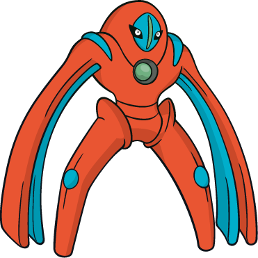 386 Deoxys Defense Dw Gcrystal - Pokemon Deoxys Defense Form (371x371), Png Download