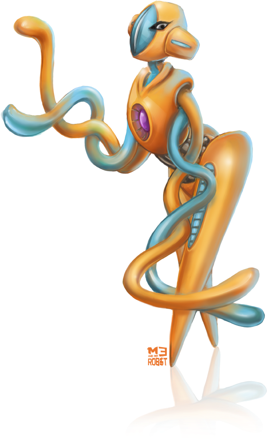 Deoxys - Female Deoxys (600x1000), Png Download