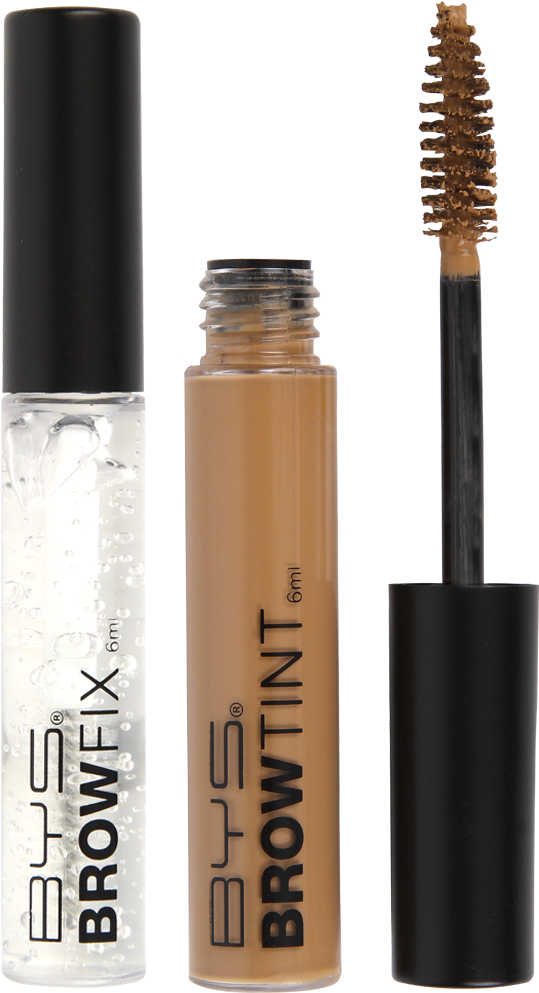 Dúo Máscara Para Cejas Gel Fijador Transparente Abierto - Bys Brow Mascara (1000x1000), Png Download
