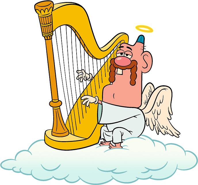 Uncle Grandpa Angel - Titio Avo Png (693x673), Png Download